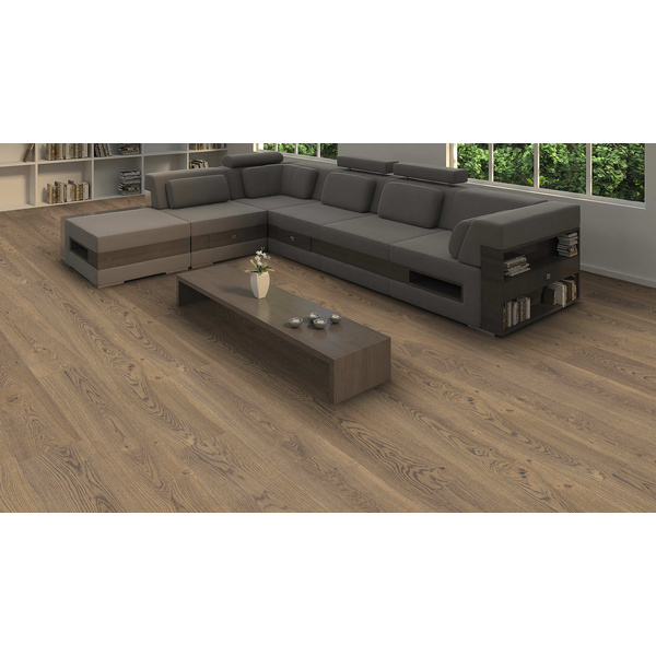 Parkett Eiche Landhausdiele tabakgrau natur-geölt Universal