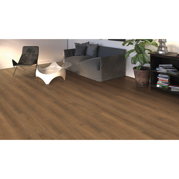 Laminatboden Eiche Flavia geräuchert Landhausdiele Silent CT - TRITTY 200 Aqua