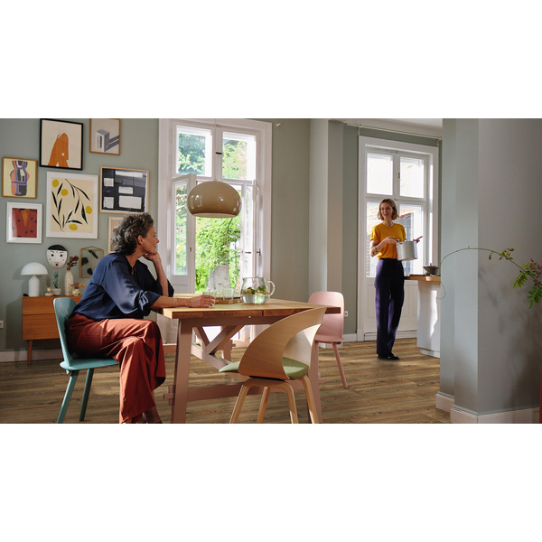 Laminatboden Eiche Flavia natur Landhausdiele Silent CT - TRITTY 200 Aqua