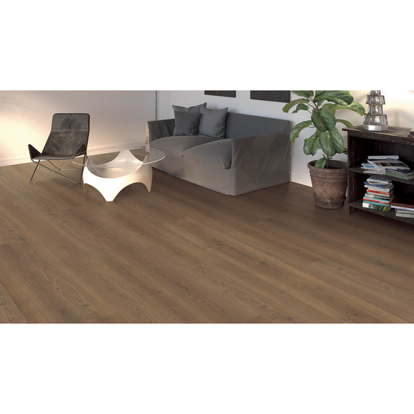 Laminatboden Eiche Flavia geräuchert Landhausdiele Silent CT - TRITTY 200 Aqua