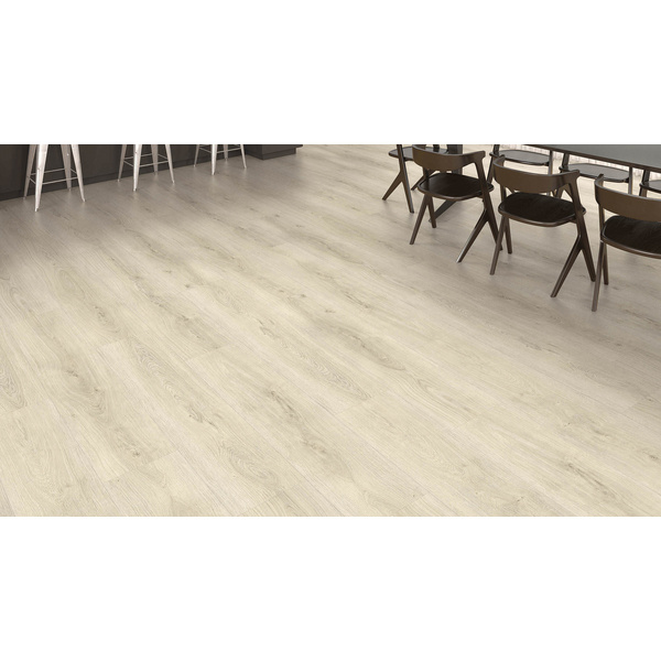 Disano Klebe-Designboden Eiche Sheffield cremeweiß Landhausdiele - Project