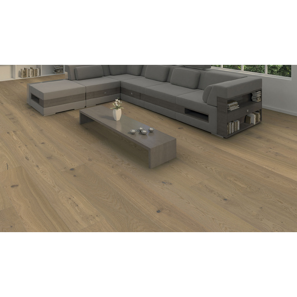 Parkett Raucheiche Landhausdiele puroweiß natur-geölt Universal naturaLin plus - Serie 4000