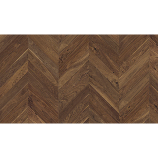 Parkett Amerikanischer Nussbaum Fischgrät natur-geölt Selectiv