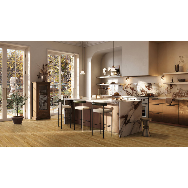 Parkett Eiche 3-Stab Schiffsboden lackiert Family naturaDur - Serie 4000