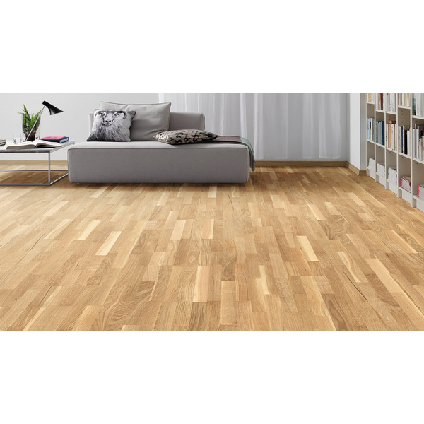 Parkett Eiche 3-Stab Schiffsboden lackiert Family - Serie 4000