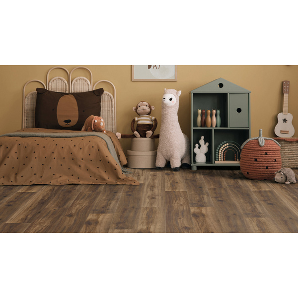 Disano Klick-Designboden Eiche Provence schokobraun Landhausdiele - ClassicAqua