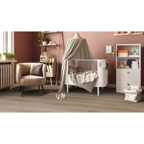 Disano Klick-Designboden Eiche Sheffield graubraun Landhausdiele - ClassicAqua