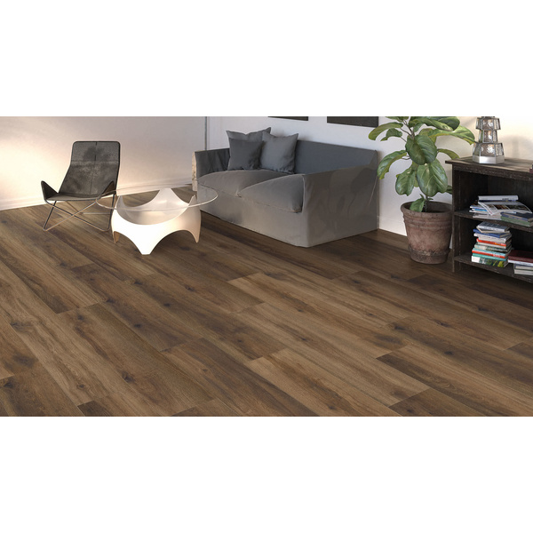 Disano Klick-Designboden Eiche Provence schokobraun Landhausdiele - LifeAqua