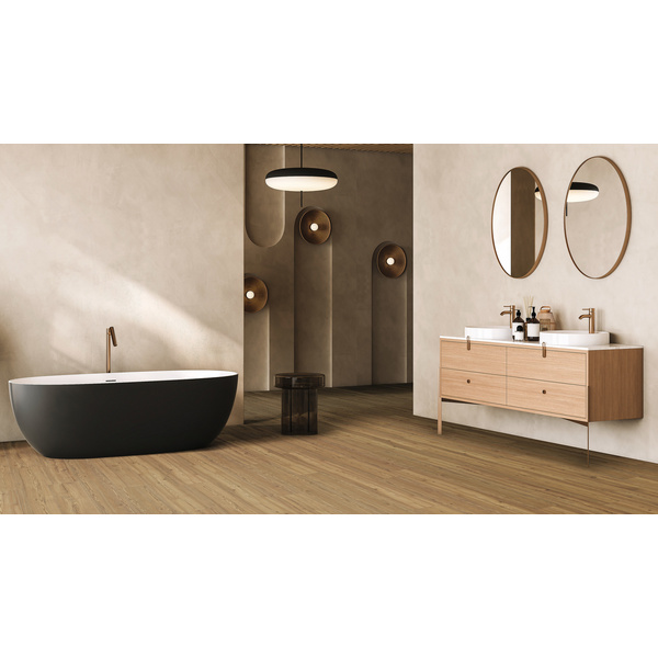 Disano Klick-Designboden Berglärche cognacbraun Landhausdiele - LifeAqua