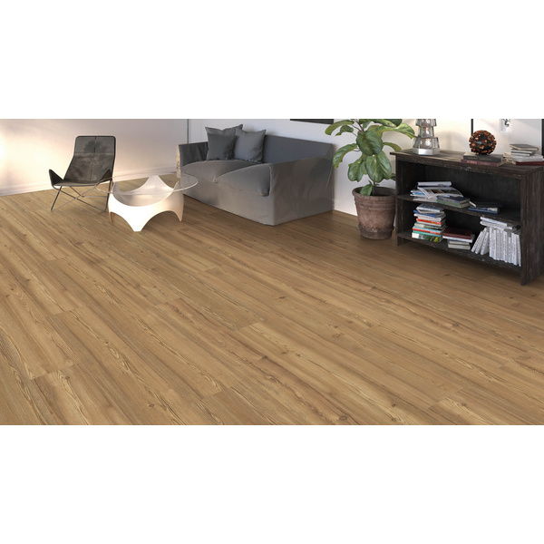 Disano Klick-Designboden Berglärche cognacbraun Landhausdiele - LifeAqua