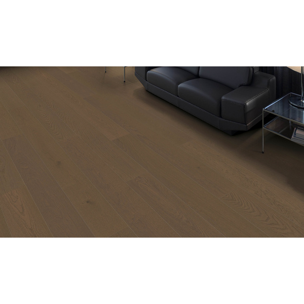 Parkett Eiche Landhausdiele greige lackiert Markant - Serie 4000