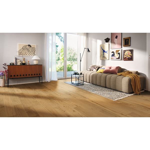 Parkett Jubiläumsedition Eiche Landhausdiele natur-geölt lebhaft - Serie 4000