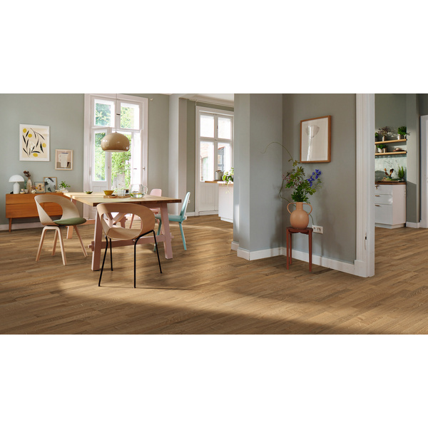 Parkett Jubiläumsedition Eiche 3-Stab Schiffsboden lackiert ruhig - Serie 4000