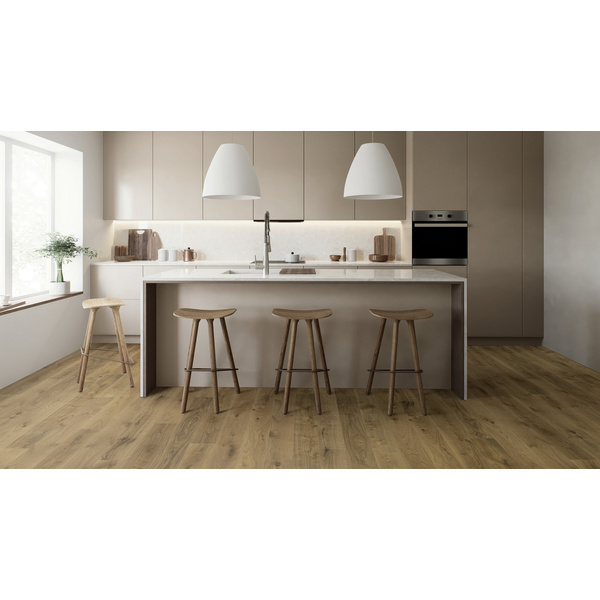 Parkett Raucheiche Landhausdiele natur-geölt Sauvage oro naturaLin plus - Serie 4000