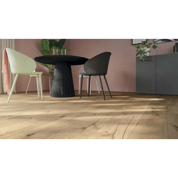 Parkett Eiche Landhausdiele Hell natur-geölt Rustikal - Serie 4000