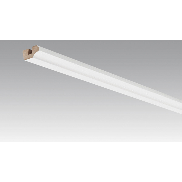 Deckenabschlussleiste 2380x19x38mm 20102 Snow white wood