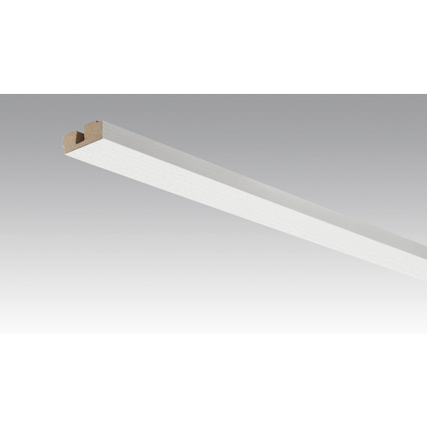 Vierkant-Deckenabschlussleiste 2380x15x40mm 20098 White ash