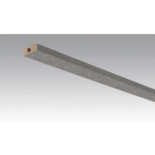 Vierkant-Deckenabschlussleiste 2380x15x40mm 20105 Vlies grau