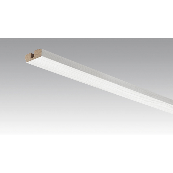 Vierkant-Deckenabschlussleiste 2380x15x40mm 20106 White wood