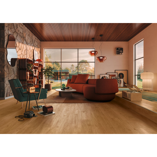 Klebe-Vinylboden massiv Quiet storm 280 Landhausdiele - Designboden Dryback