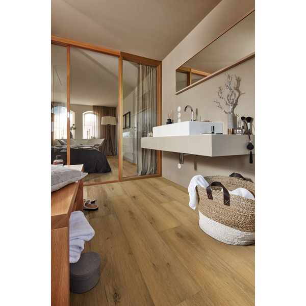 Klick-Vinylboden SPC Eiche Waterfront 7333 Landhausdiele - MeisterDesign. rigid RD 300 S