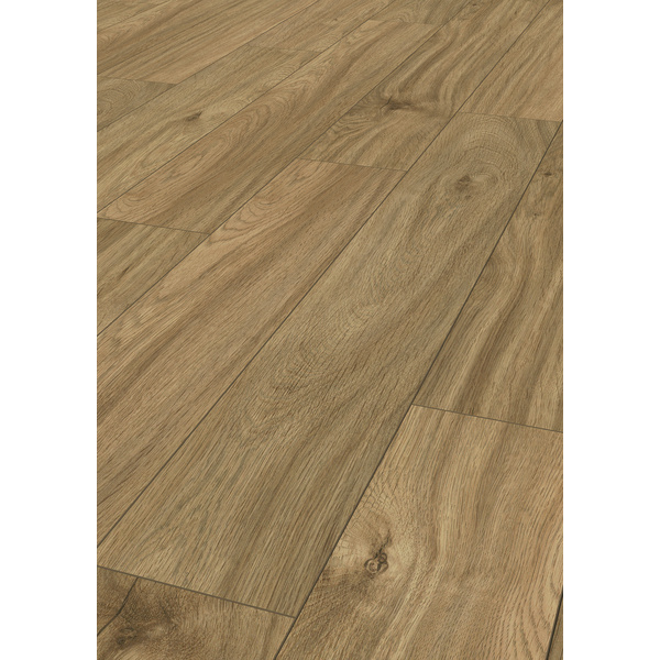Musterstück Laminatboden Eiche indischbraun Landhausdiele - Classic Line