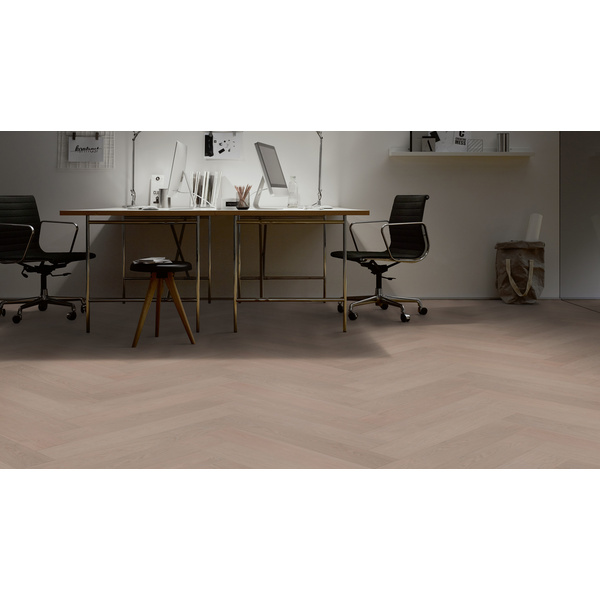 Hywood Hybridboden Eiche Marais Fischgrät lackiert lebhaft - Herringbone Collection
