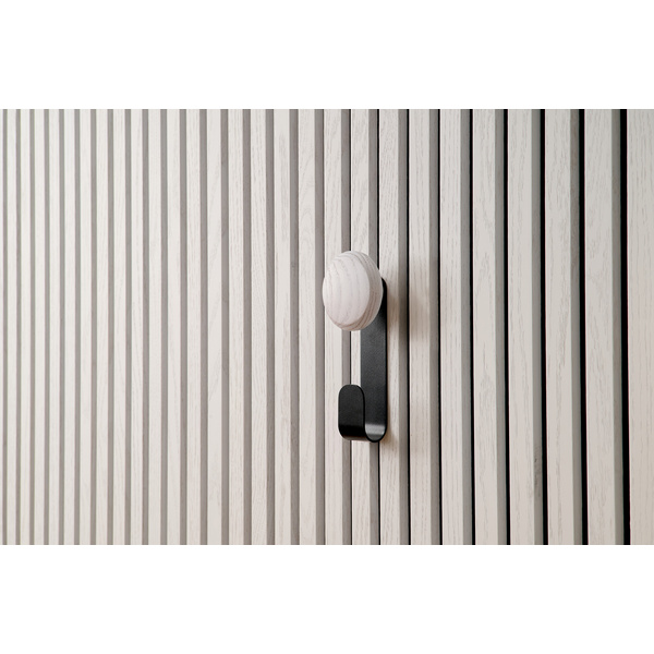 SilentDesign LivingWall Function Haken kurz mit Holzknopf Eilin Small