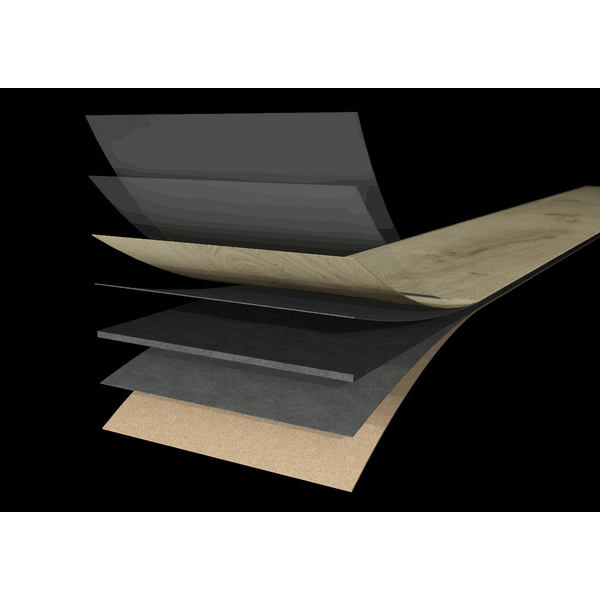 Sōya Design Klick-Vinylboden HDF Stein Rom 2440 Fliese - STONE EDITION