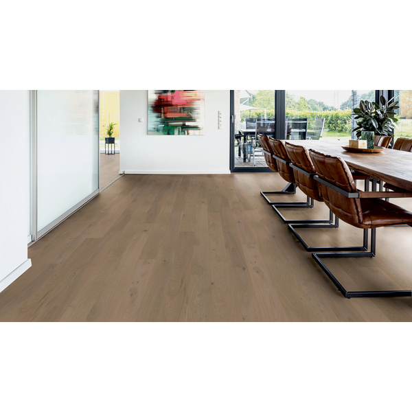Parkett Eiche Chardonnay Landhausdiele lackiert ausdrucksstark - TAILORED COLLECTION