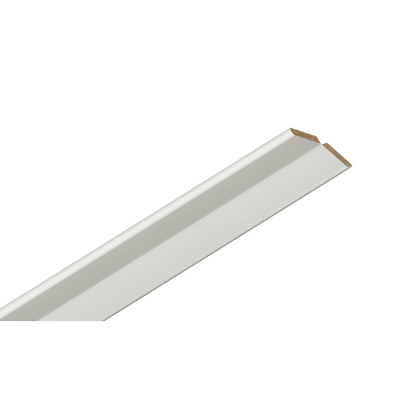 Faltwinkelleiste FWL 50 Uni kristallweiß 2400x50x4mm