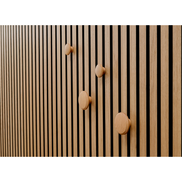 SilentDesign LivingWall Function Holzknopf Liv ⌀40 ⌀60