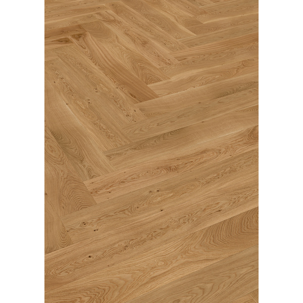 Parkett Eiche Texel Fischgrät Natur lackiert ausgeglichen - Herringbone Collection