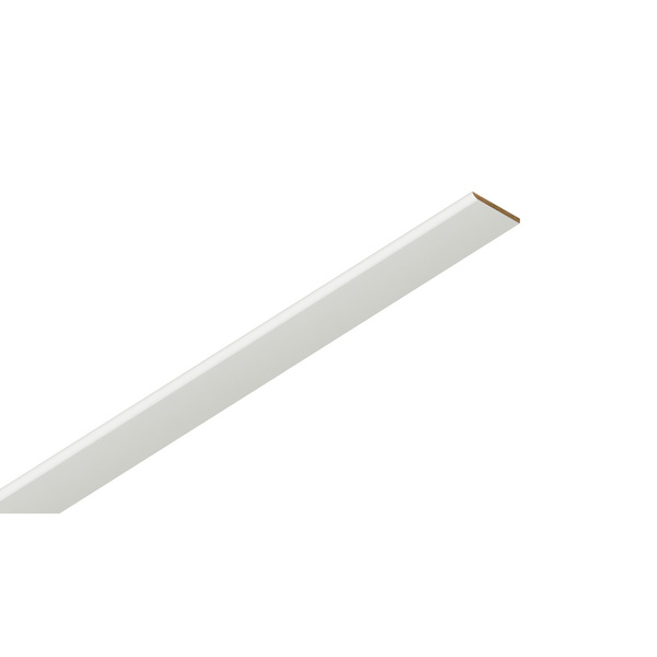 Gehrungsabdeckleiste GAL 25 Uni kristallweiß 2400x25x2mm