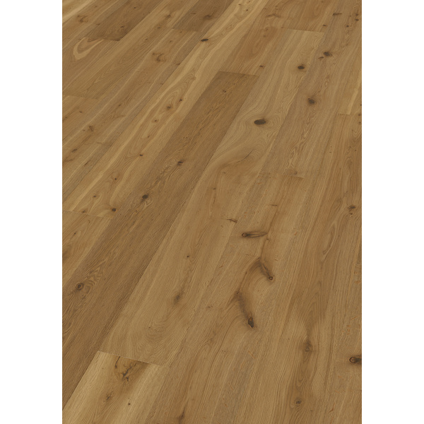 Parkett Eiche Vesterbro Landhausdiele Nougat lackiert impulsiv - CLASSIC COLLECTION