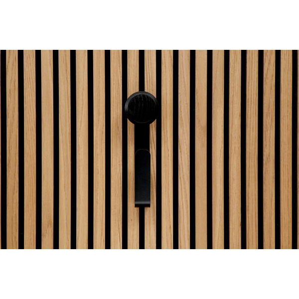 SilentDesign LivingWall Function Haken lang mit Holzknopf Haakon 270x100x55mm