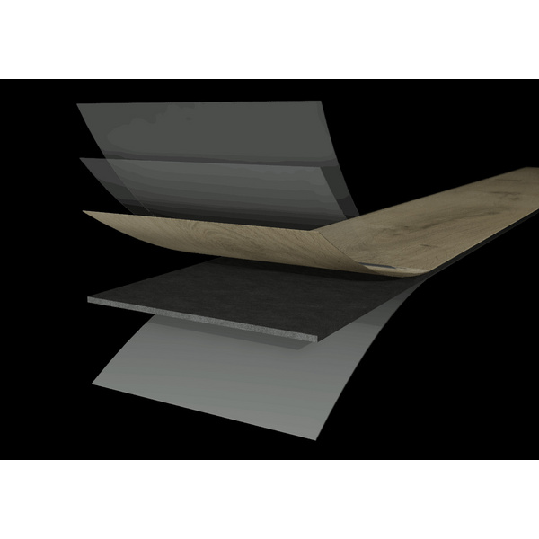 Sōya Design Klick-Vinylboden SPC Eiche Budapest 2453 Landhausdiele - WOOD EDITION