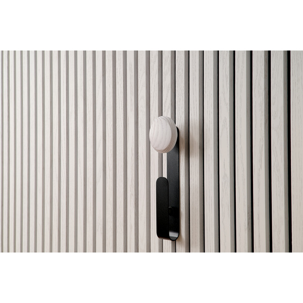 SilentDesign LivingWall Function Haken lang mit Holzknopf Eilin Large