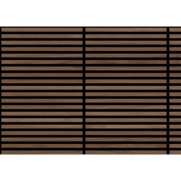 Akustikpaneele SilentDesign 1-Side Collection Nussbaum Trent 553x553x21mm OF 3011