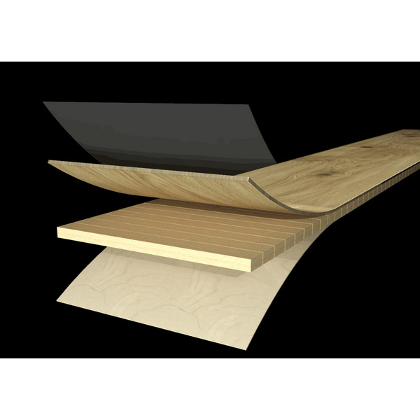 Parkett Eiche Saint-Emilion Landhausdiele Nougat lackiert ausdrucksstark - TAILORED COLLECTION