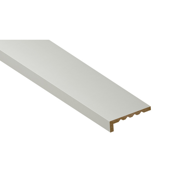 Leiste ADL 120 Uni kristallweiß 2700x120x30mm