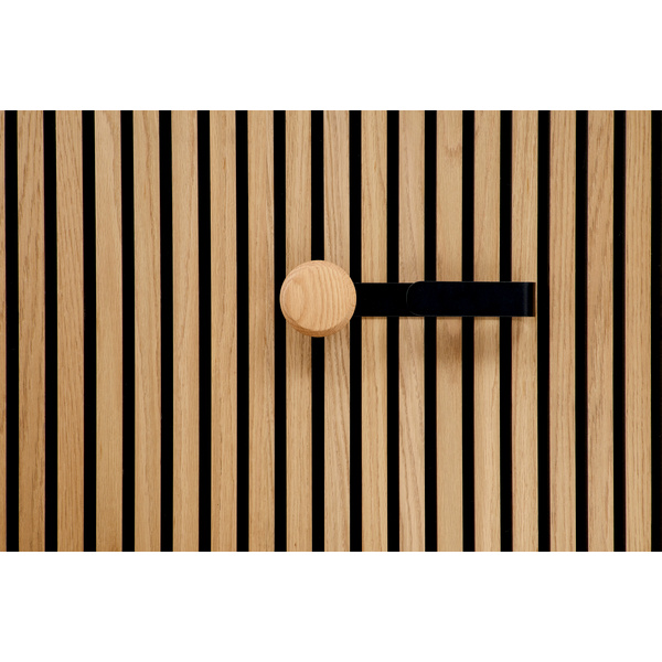 SilentDesign LivingWall Function Haken lang mit Holzknopf Jesper 270x100x55mm