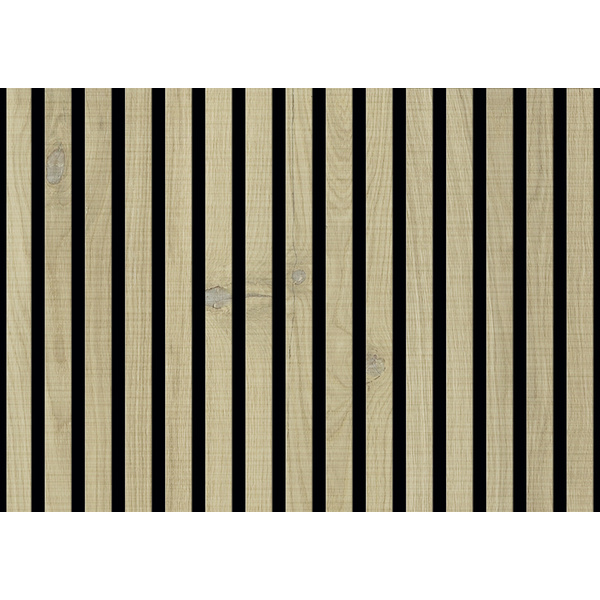 SilentDesign Akustikpaneele Eiche Werra weiß naturgeölt, sägerau 3000x520x21mm