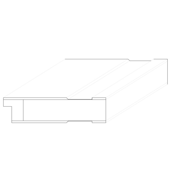 Zimmertür Weißlack exclusiv ähnlich RAL 9010 M2/1 Röhrenspan KK1 Beanspruchungsgruppe M "ELEGANCE MODENA"