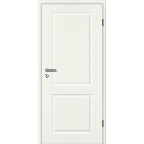 Schallschutztür Weißlack exclusiv ähnlich RAL 9010 C2 Vollspan KK3 SSK1 Beanspruchungsgruppe S mit Bodendichtung "FUNKTION"