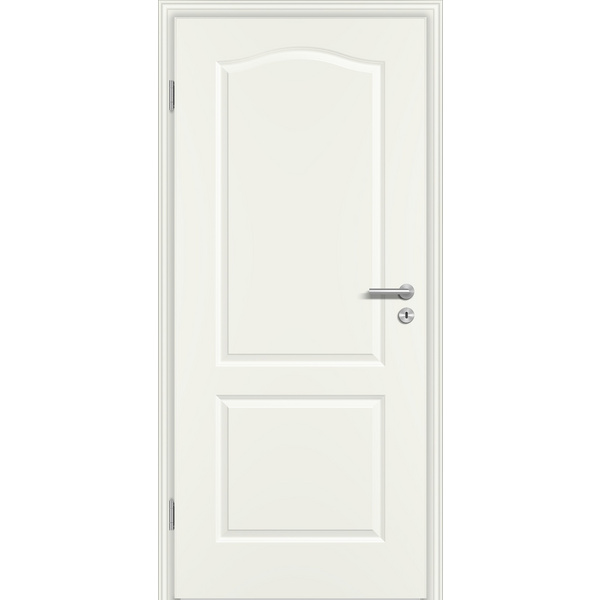 Schallschutztür Weißlack exclusiv ähnlich RAL 9010 CK2 Vollspan KK3 SSK1 Beanspruchungsgruppe S mit Bodendichtung "FUNKTION"