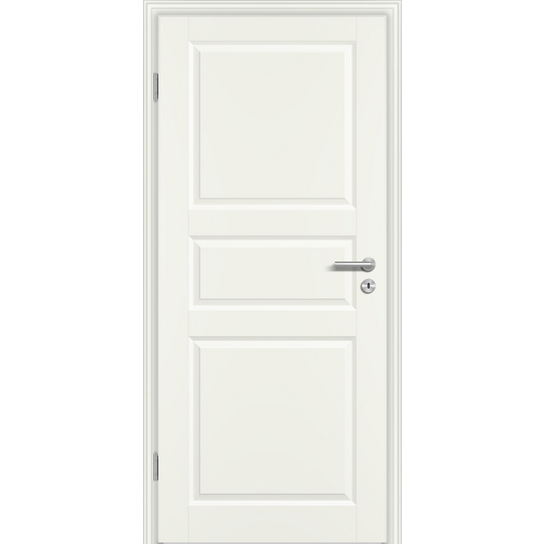 Schallschutztür Weißlack exclusiv ähnlich RAL 9010 CK3 Vollspan KK3 SSK1 Beanspruchungsgruppe S mit Bodendichtung "FUNKTION"