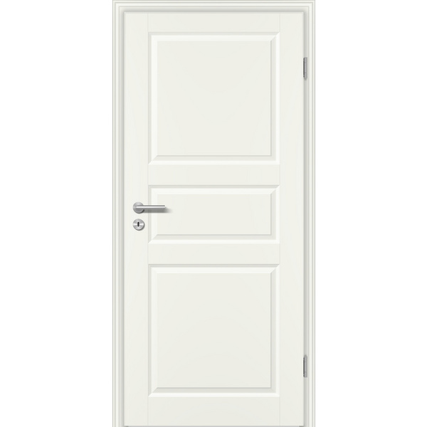 Schallschutztür Weißlack exclusiv ähnlich RAL 9010 CK3 Vollspan KK3 SSK1 Beanspruchungsgruppe S mit Bodendichtung "FUNKTION"