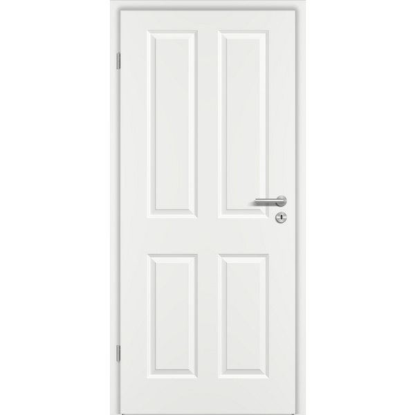 Zimmertür Weißlack exclusiv ähnlich RAL 9016 CK4 Röhrenspan KK1 Beanspruchungsgruppe M "ELEGANCE CLASSIC"