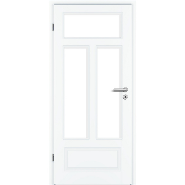 Zimmertür Weißlack exclusiv ähnlich RAL 9016 CKL1/3 LA Röhrenspan KK1 "ELEGANCE CLASSIC"